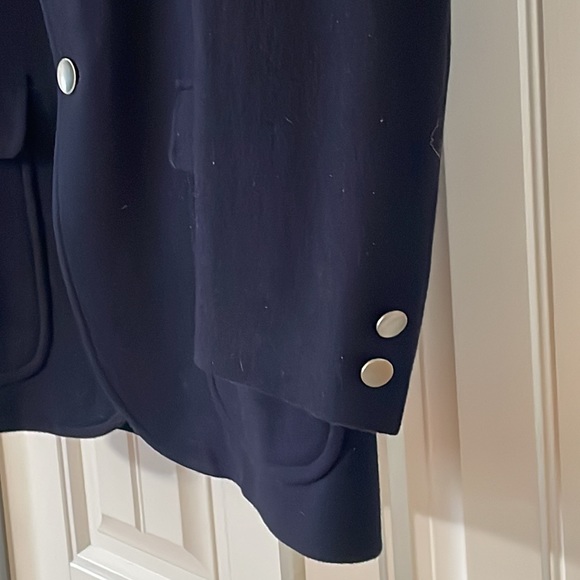 Vintage Navy Blue Wool Blazer - small size - Picture 4 of 8